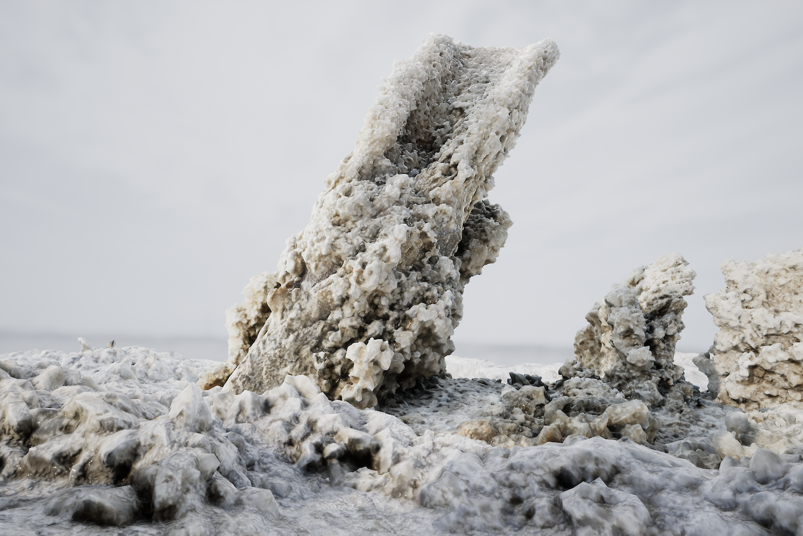«3D scanned crystallization» (2020) by Jakob Kudsk Steensen. Work in progress. Credit: Courtesy of the Artist.