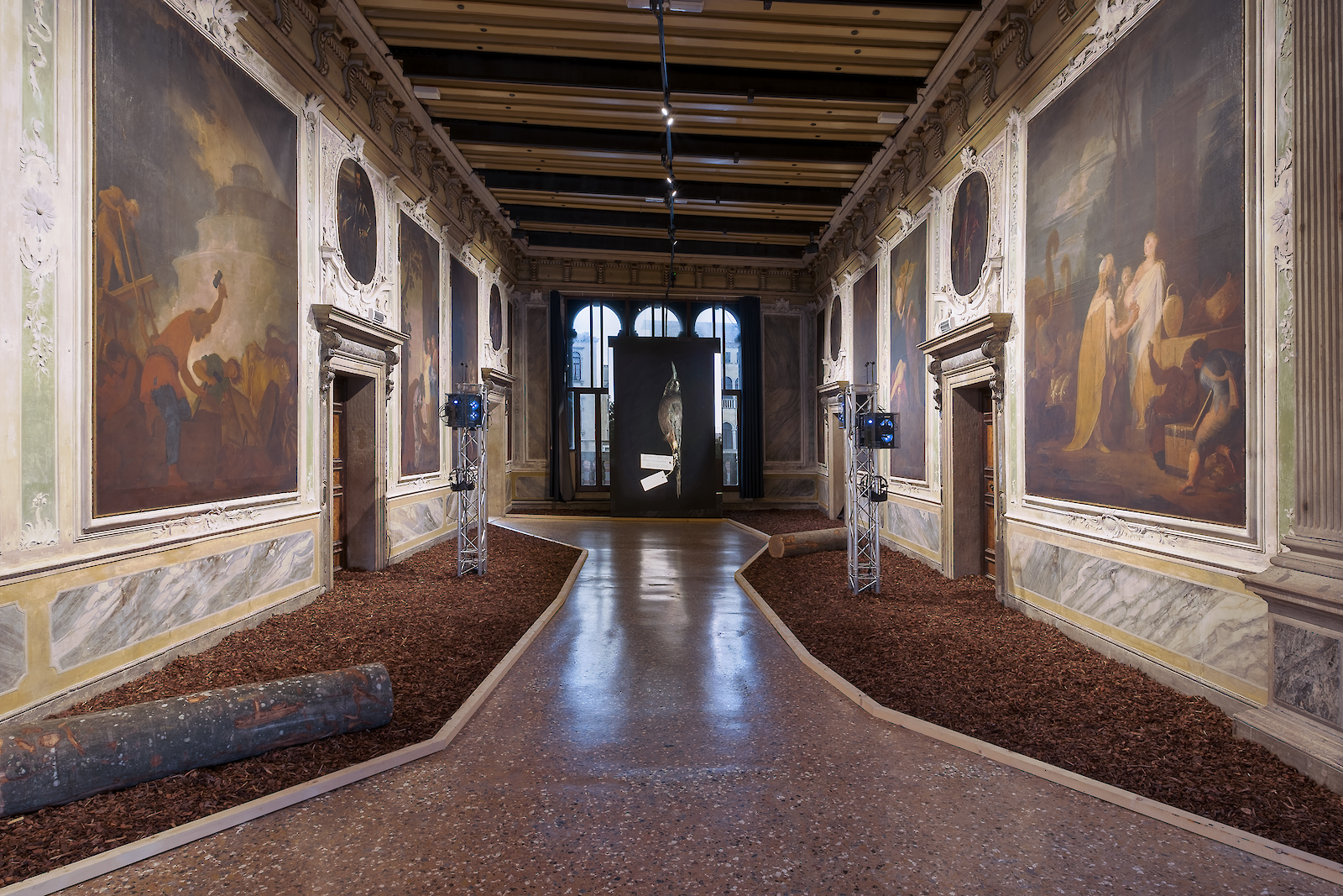 «RE-ANIMATED» (2018-2019) by Jakob Kudsk Steensen at the 2019 Venice Biennial. Future Generations Art Prize exhibition. Credit: Courtesy of the Artist.