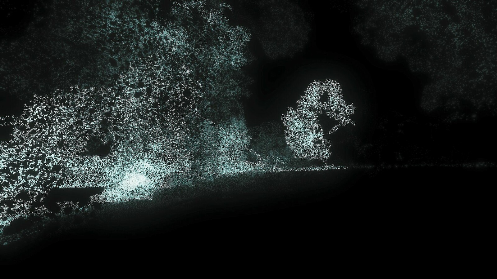 3D point cloud (2020) by Immersive Arts Space, ZHdK.