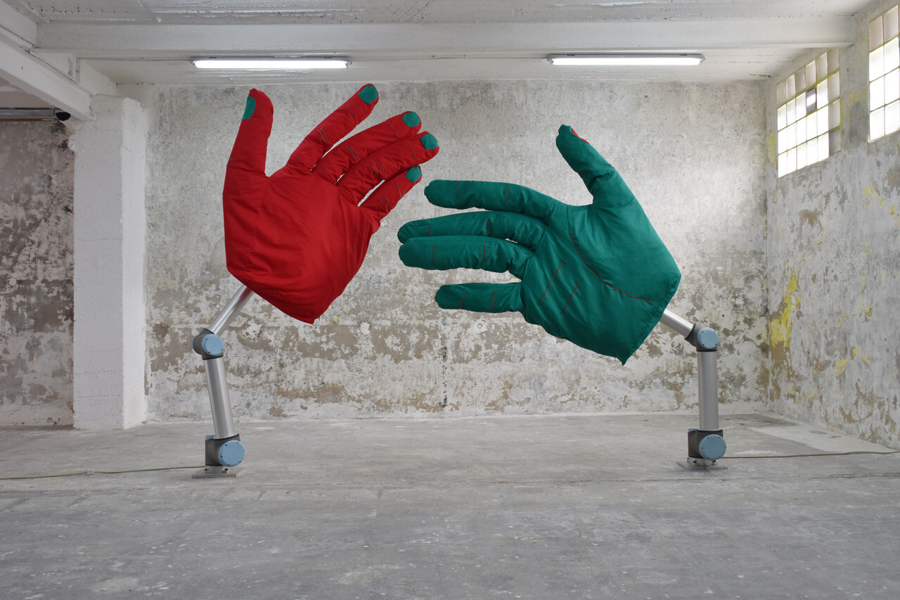 «Handshake» (2020) by AATB.