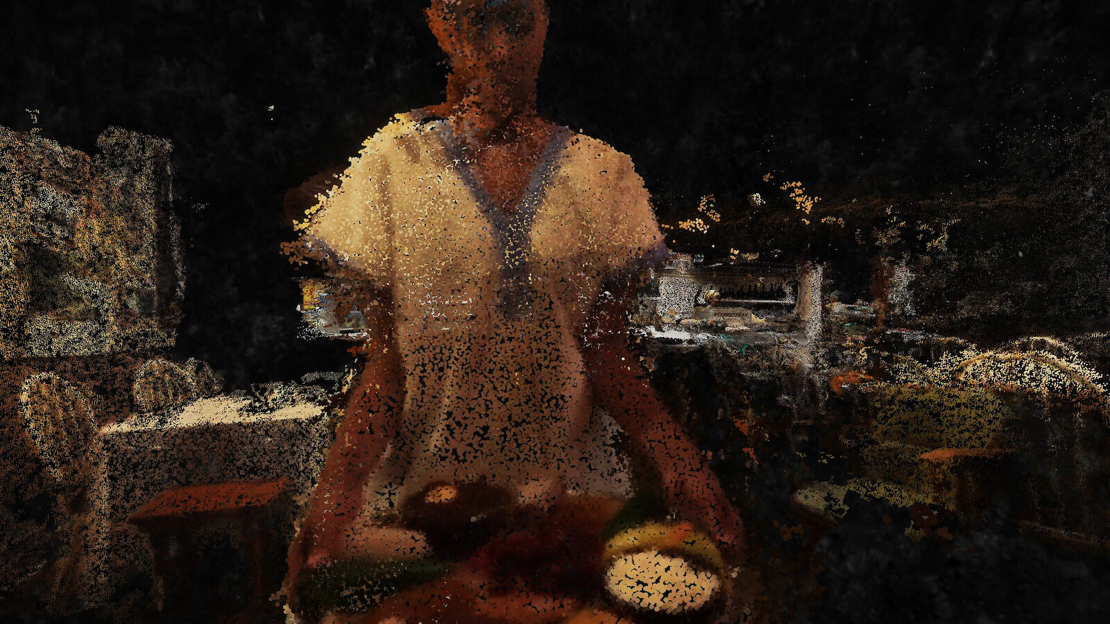 «Ferenj». «Another night at Taytu». Art by Ainslee Alem Robson, 2020.