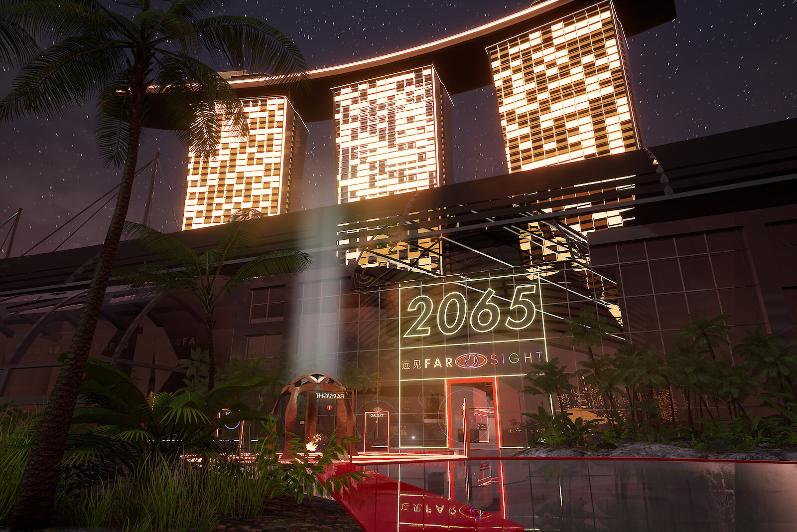 «2065» by Laurence Lek, 2018. Courtesy of Sadie Coles HQ.