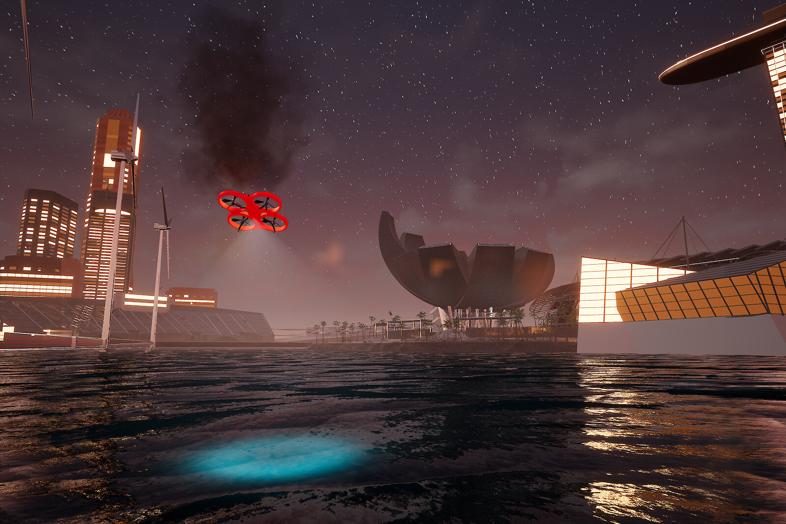 «2065» by Laurence Lek, 2018. Courtesy of Sadie Coles HQ.