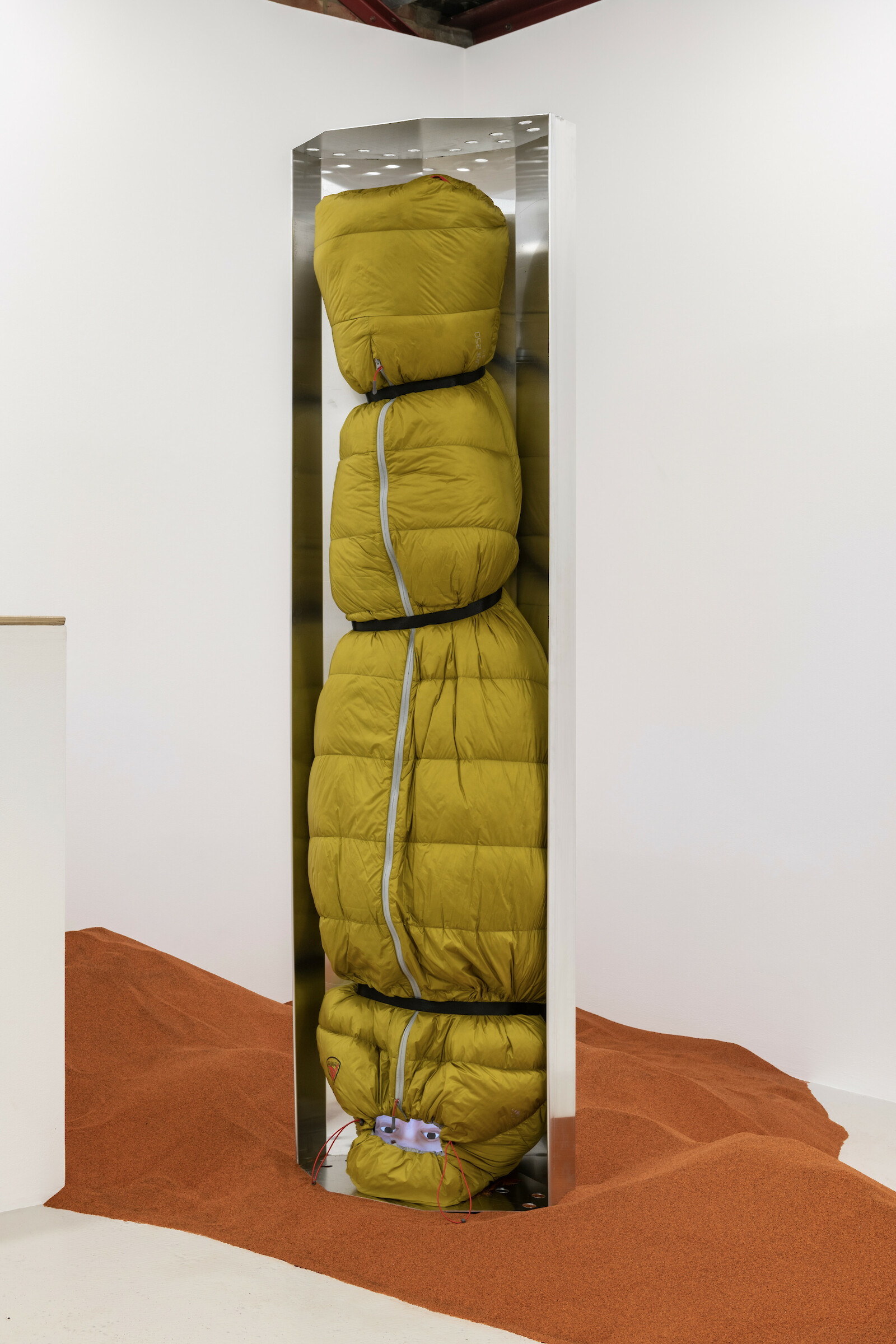 «Thermal Womb» by Stine Deja. Installation view from «Last Resort» at Annka Kultys Gallery.