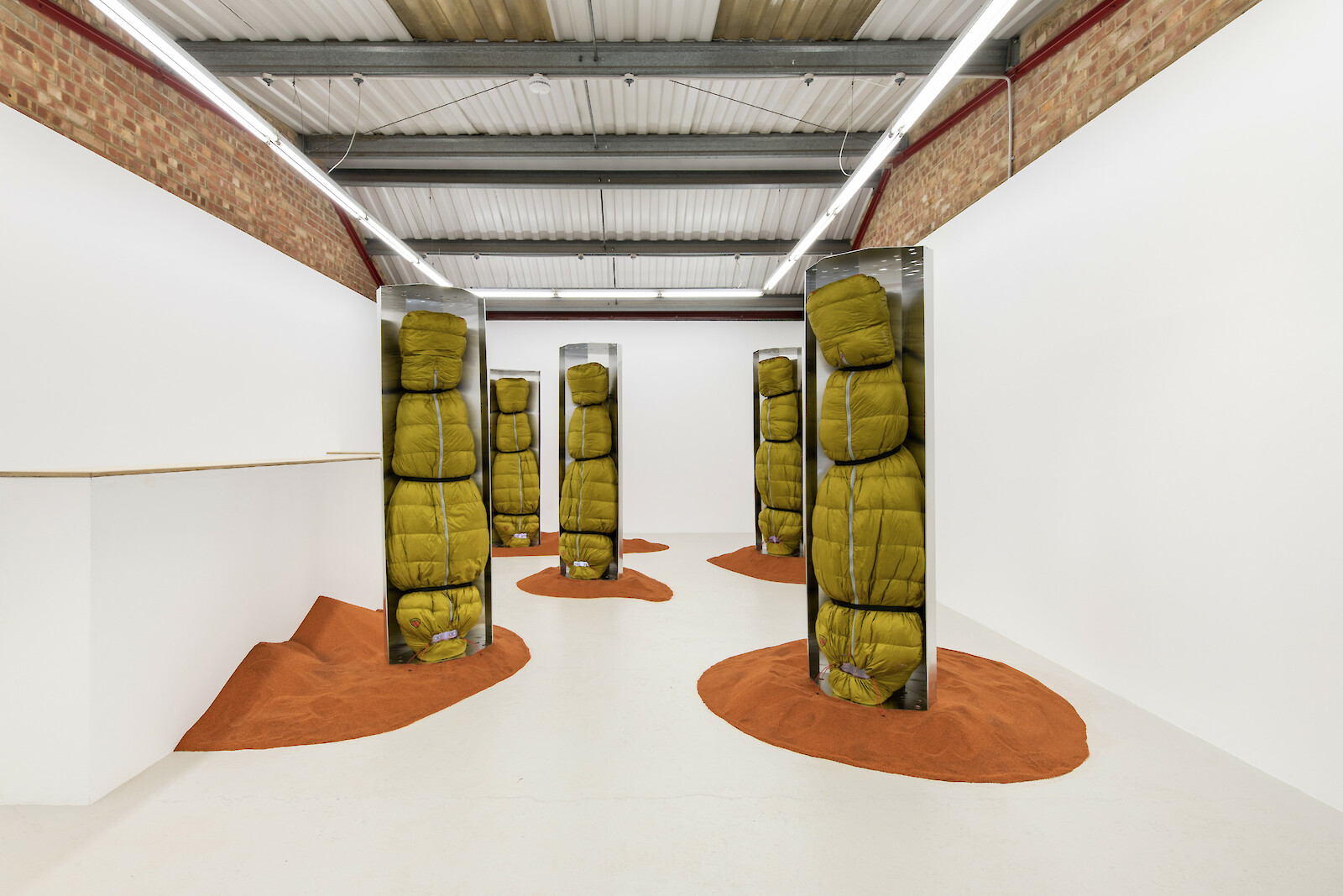 «Thermal Womb» by Stine Deja. Installation view from «Last Resort» at Annka Kultys Gallery.