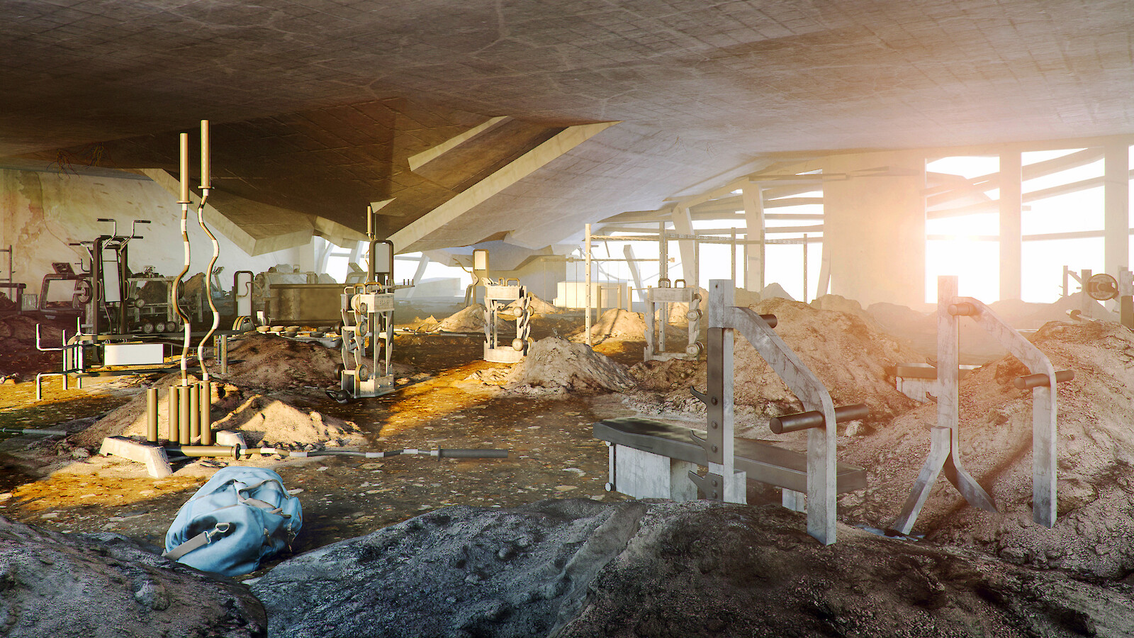 Videostill «Cryptic Ruins» by Stine Deja.