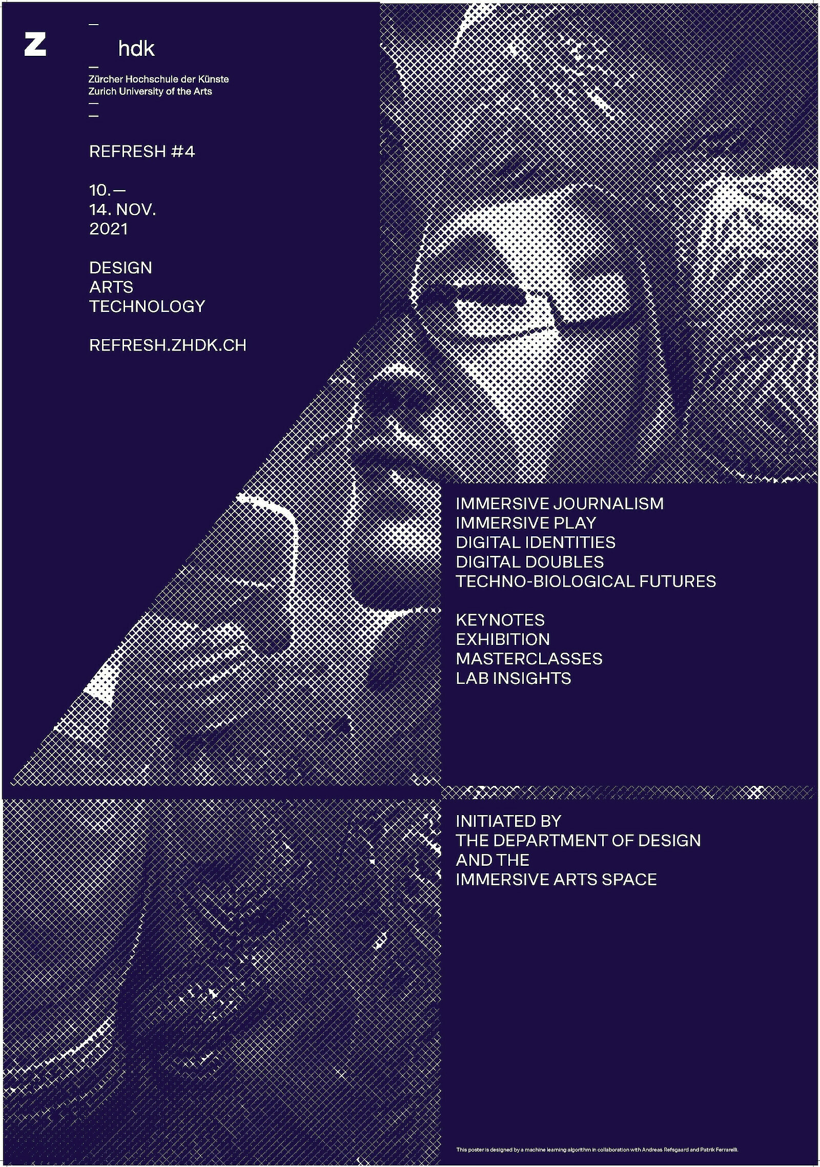 REFRESH #4 Poster Design. © ZHdK.