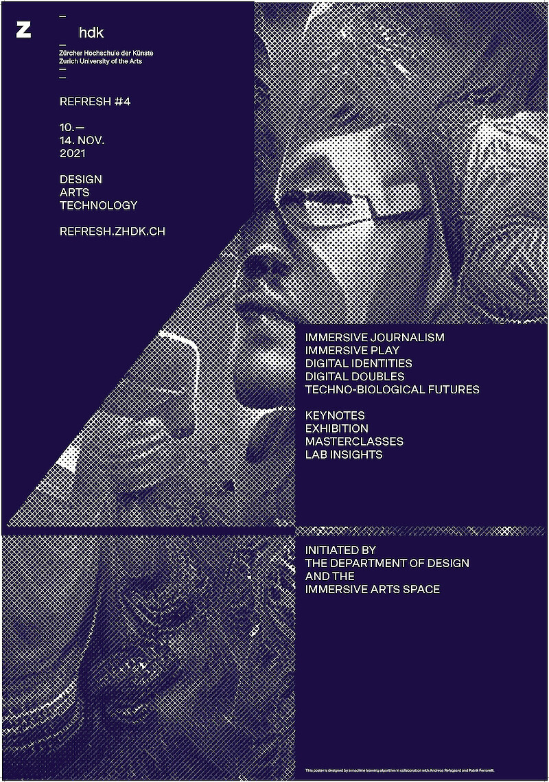 REFRESH #4 Poster Design. © ZHdK.