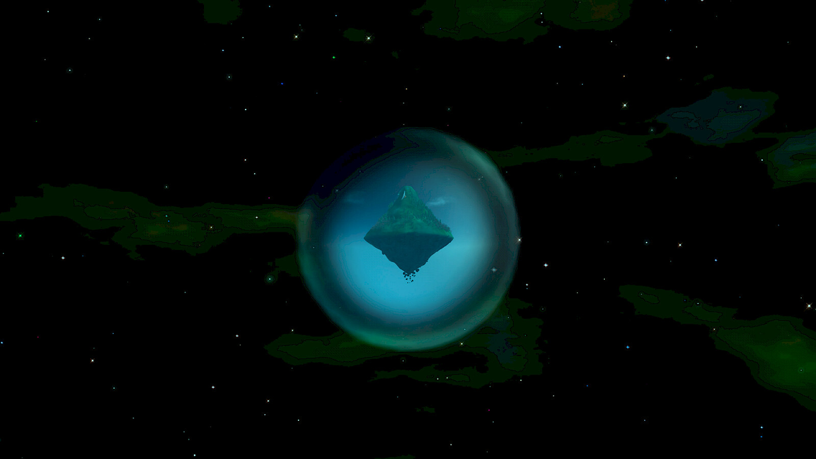 Screenhot «Mountain». © David OReilly, 2014.