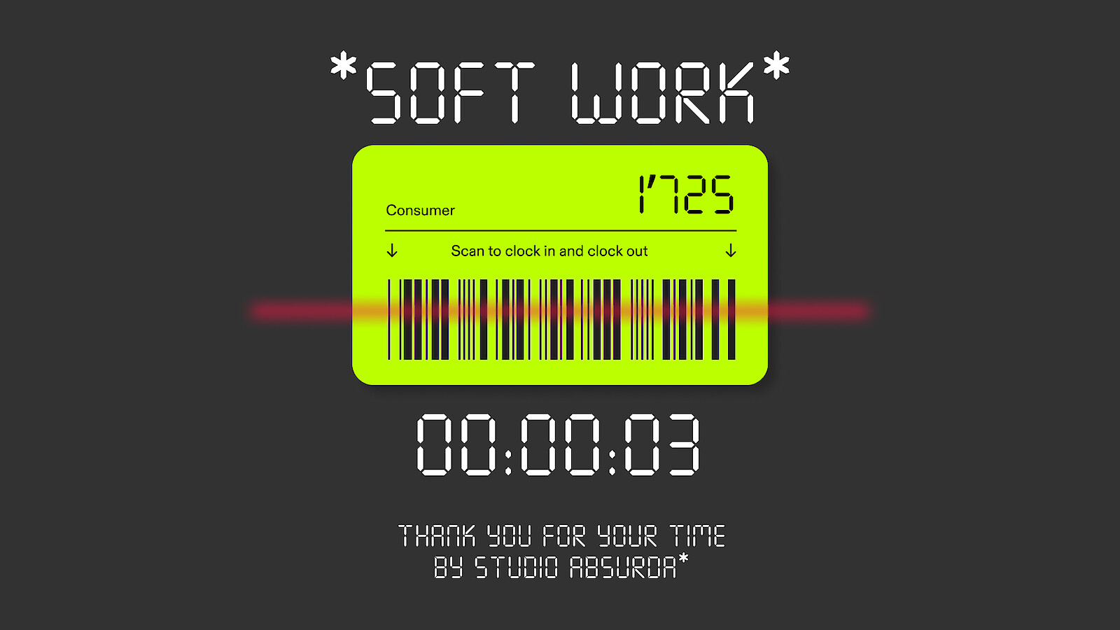 «Soft Work»(2025). © studio absurda*.