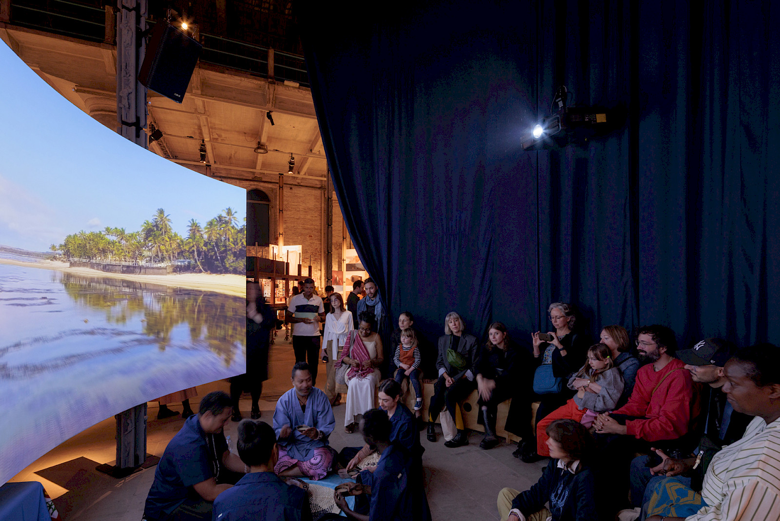 «Oceanic Refractions». Biennale Architectura Venice 2025. Photo by Salem Mostefaoui.