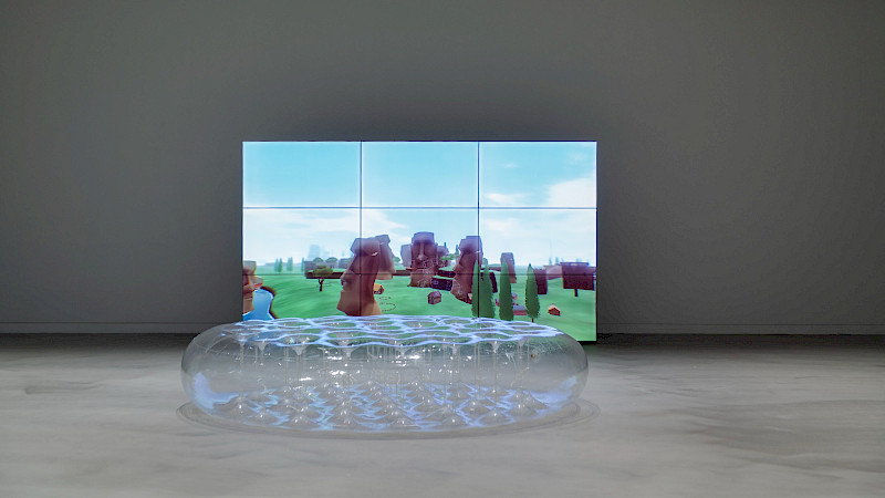 «Everything» by David OReilly. Photo: YveYANG Gallery.